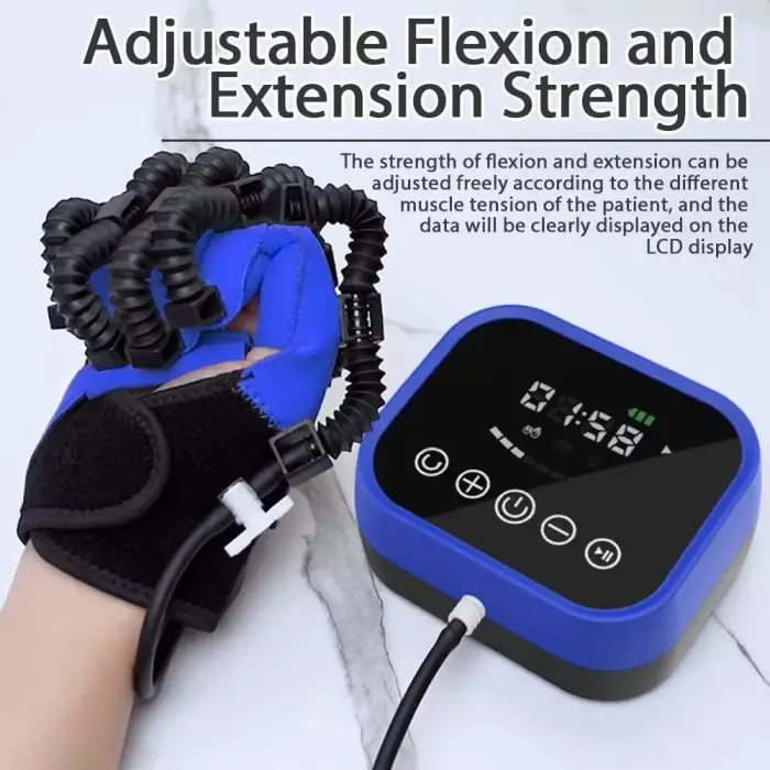 Intelligent Hand Rehabilitation Device with Robotic Rehabilitation Gloves for Stroke Hand and Finger Exercise Training