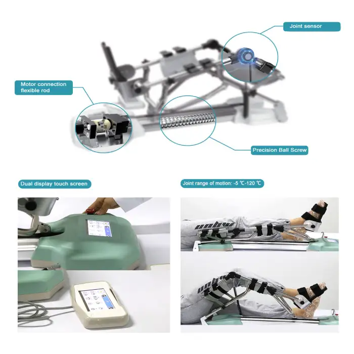 QIANJING Rehabilitation Equipment Lower Limb Continuous Passive Motion Knee CPM Machine Rehabilitation Training Machine