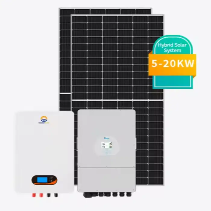 Koodsun Complete Solar System 5kw 10kw 20kw Home Power Solar System Solar Panel Set for House With Lithium Ion Battery