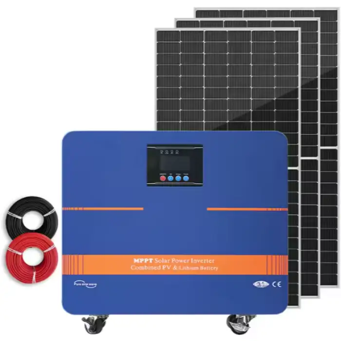 1200W 22VAC Portable Solar Generator Energy System Off-grid Home Energy Storage System With Lithium Battery