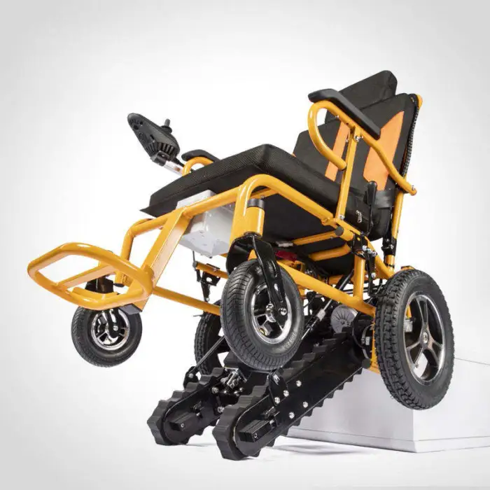 Intelligent Travel Upgrade Fully Automatic Down-track Stair-climbing Wheelchair Reinforced Carbon Steel Frame Durable- BZ-SA1