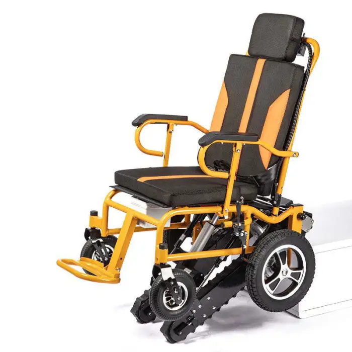 Intelligent Travel Upgrade Fully Automatic Down-track Stair-climbing Wheelchair Reinforced Carbon Steel Frame Durable- BZ-SA1