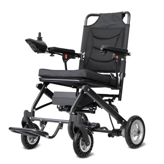 9.8kg Lithium Battery Aluminum Portable Lightweight Foldable Electric Wheelchair for Disabled Power Wheel Chair Adult