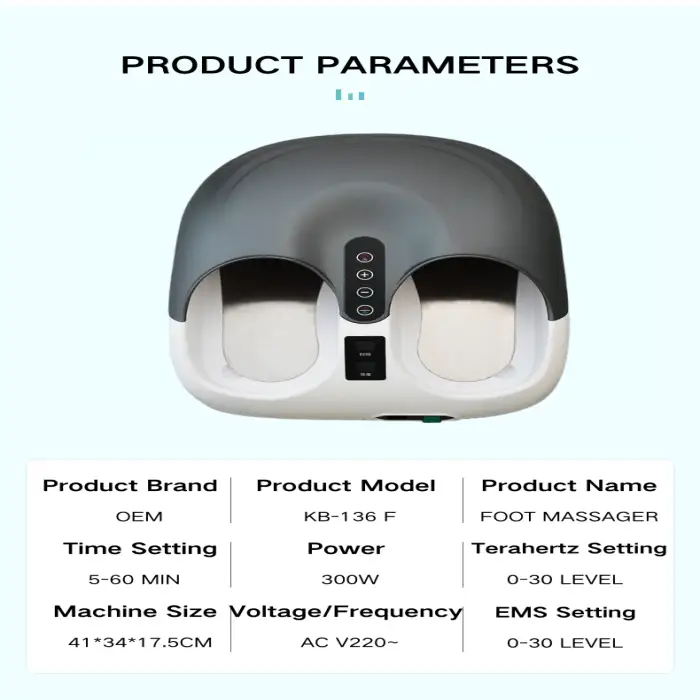 Beirelax PEMF Thz and EMS Foot Massage Relieve Sore Muscles Terahertz Devices for Health Physical Rehabilitation Products