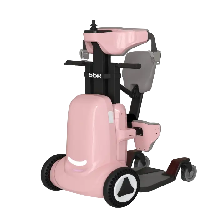 Assisted Standing Rehabilitation Therapy Robot Scooter for Paraplegic Disabled