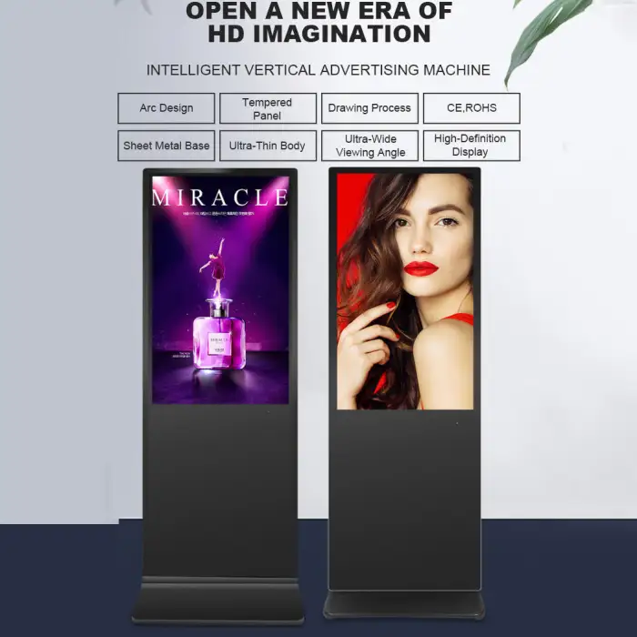 Floor Standing Advertising Screen Kiosk Advertising Display Advertising Screen Totem Kiosk