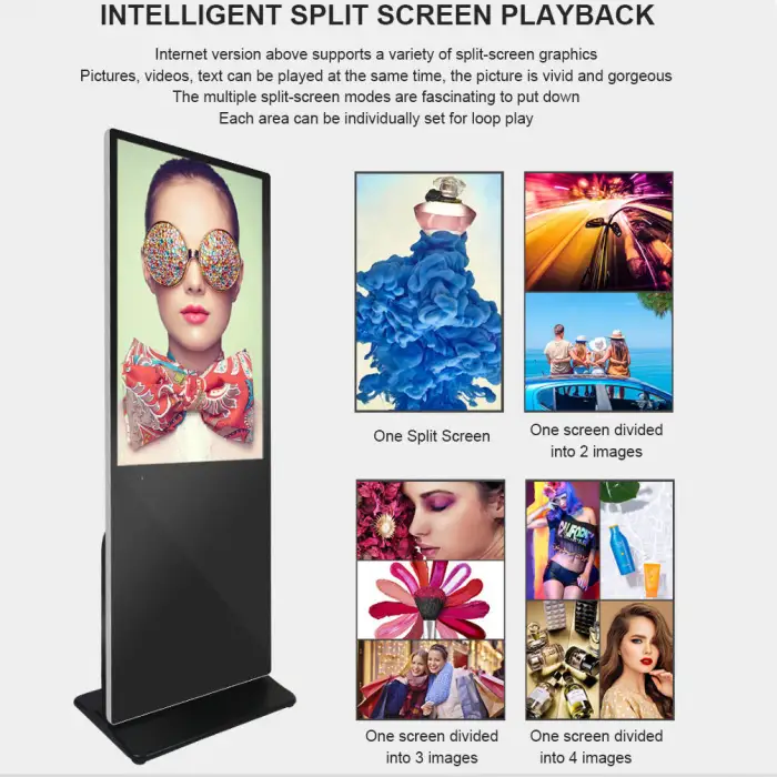 Floor Standing Advertising Screen Kiosk Advertising Display Advertising Screen Totem Kiosk