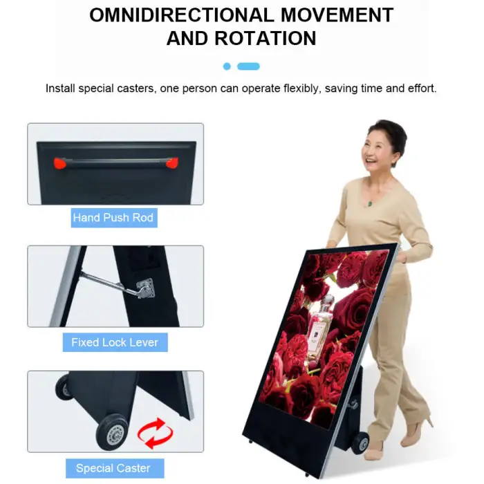 Smart Advertising Screen Digital Signage HD Video Picture Advertising Screen