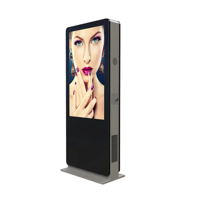 HD Waterproof IP65 Intelligent Outdoor Floor Advertising Screen Totem Kiosk