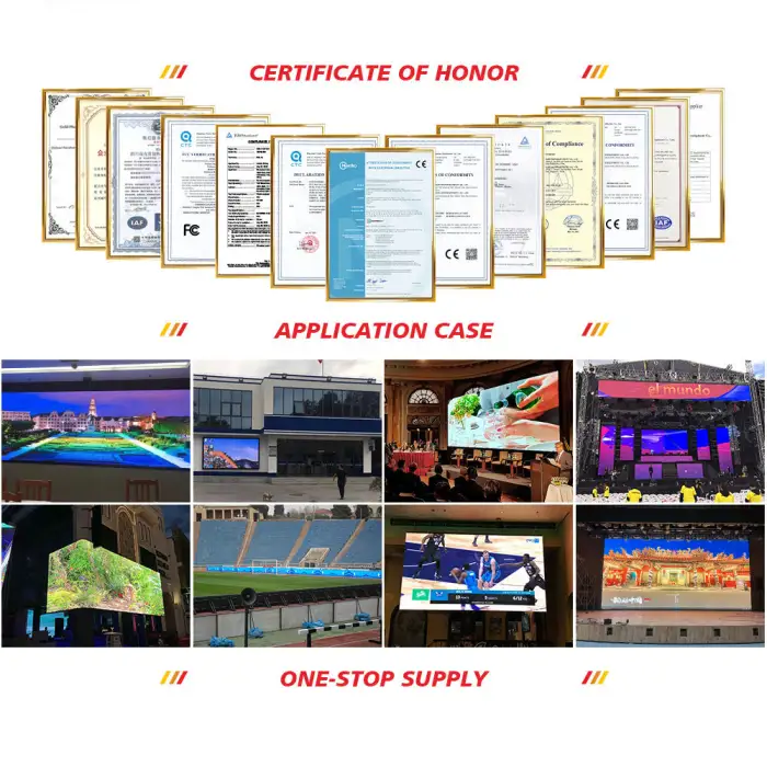 Factory Price High Quality Waterproof LED HD Display Screen Stage Concert Street Advertising Digital Smart LED Video Wall Screen