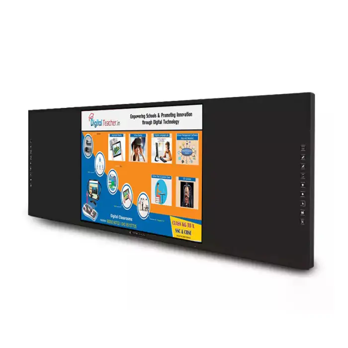 KINGONE Teaching Classroom 4K Lcd Display 75 86 Inch Touch Screen Interactive Smart Board Nano Blackboard