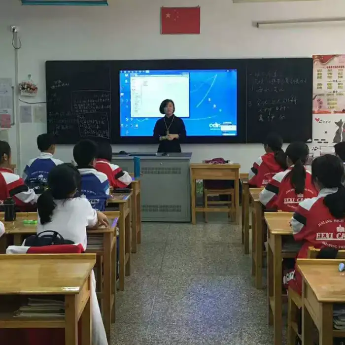 KINGONE Teaching Classroom 4K Lcd Display 75 86 Inch Touch Screen Interactive Smart Board Nano Blackboard