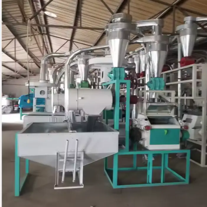 Maize Meal Milling Machine | Corn Starch Making Machine /powder Grinder Home Wheat Flour Mill Plant