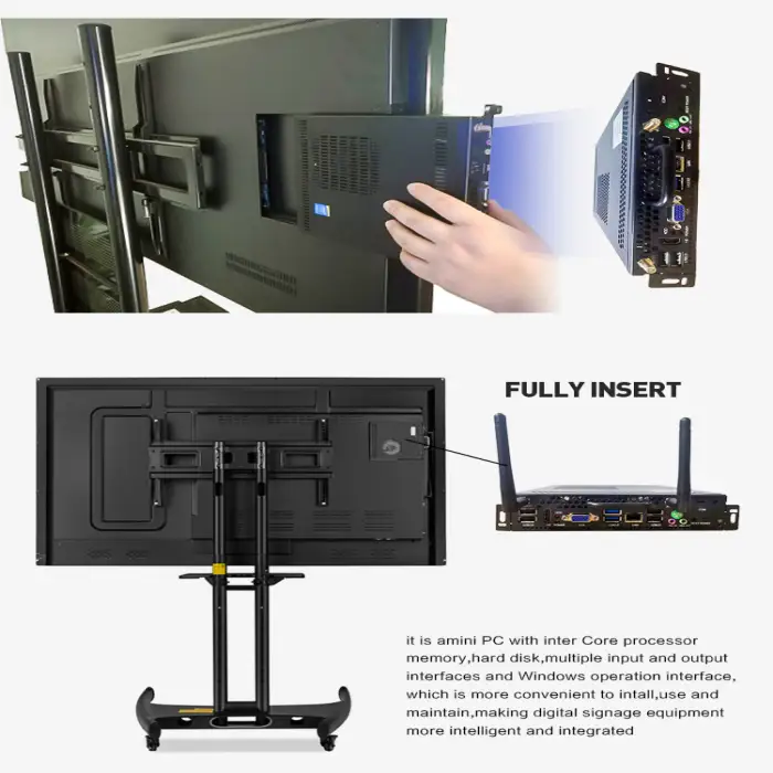 Core 6Th 8Th 10Th Gen I3 I5 I7 Mini Ops Pc Computer Industrial Ops for Interactive Flat Panel