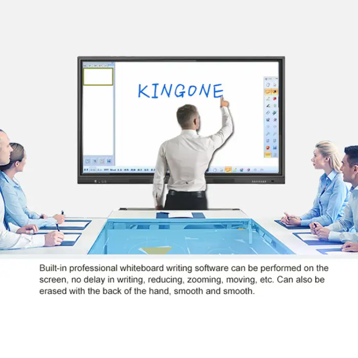 Electronic Infrared Smart Meeting Office White LCD Writing Board Interactive Large Whiteboard