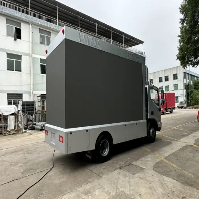 P3.91 Hottest Sale 3 Side 3D Mobile Advertisement Truck Mounted Christmas Events Led Digital Billboard for Sale