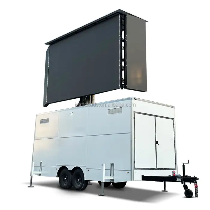 JCT New 21sqm Mobile Outdoor LED TV Panel Display Sports Shows Full Color Waterproof Screen Events on Trailer