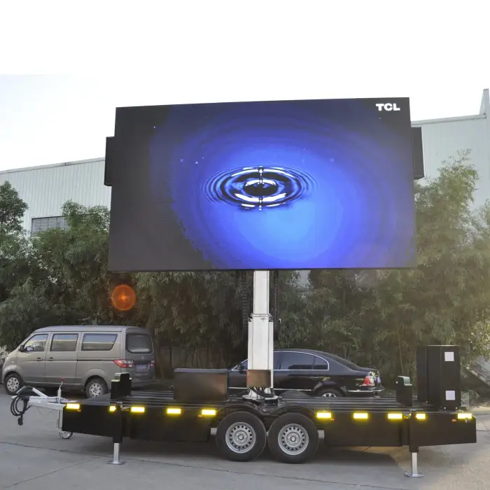 EF12 Outdoor Mobile Advertising Led Screen Trailer