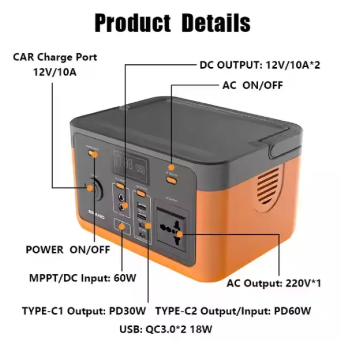 Factory Price 300w 1500w 2400w Mobile Battery Energy Storage Tragbare Solar Systems Portable Power Station Home Power Station