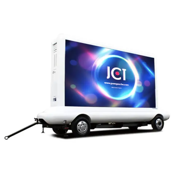 E-K50II-2W High Brightness Outdoor Screen Mobile Led Display Trailer P8