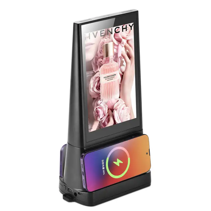 Restaurant WIFI Double Sides 8 Inch Touch LCD Digital Table Top Advertising Display Player Menu Display