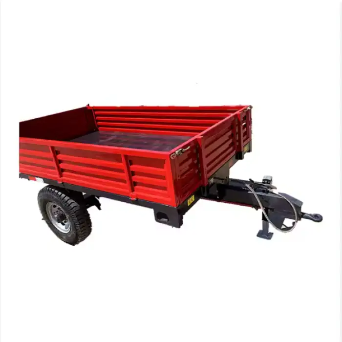 Wheel 3-10 Ton Agriculture Farm Trailer Hydraulic Dump Tractor Trailer Tow Behind Tractors Farm Trailer