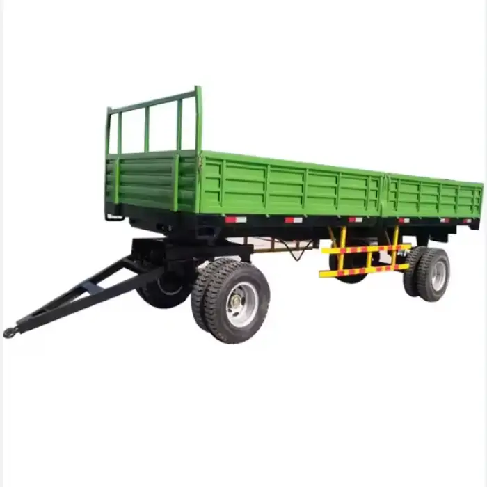 Wheel 3-10 Ton Agriculture Farm Trailer Hydraulic Dump Tractor Trailer Tow Behind Tractors Farm Trailer