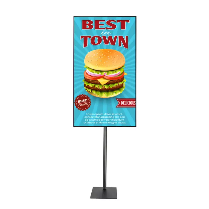 32" 43" 55" 4K Restaurant Digital Menu Display Board Wall Mounted Advertising Lcd Display