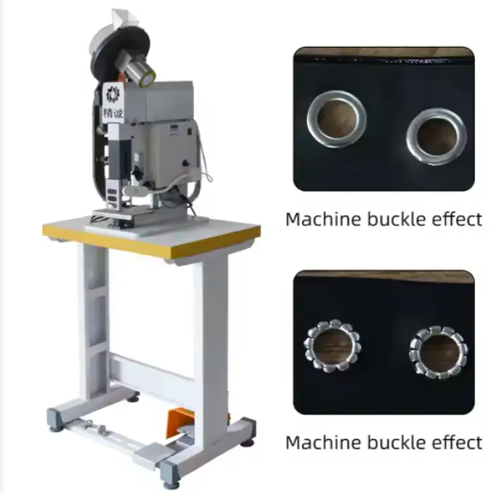 Semi Automatic Small Eyelet Press Grommet Machine Eyelet Riveting Machinery With Good Quality