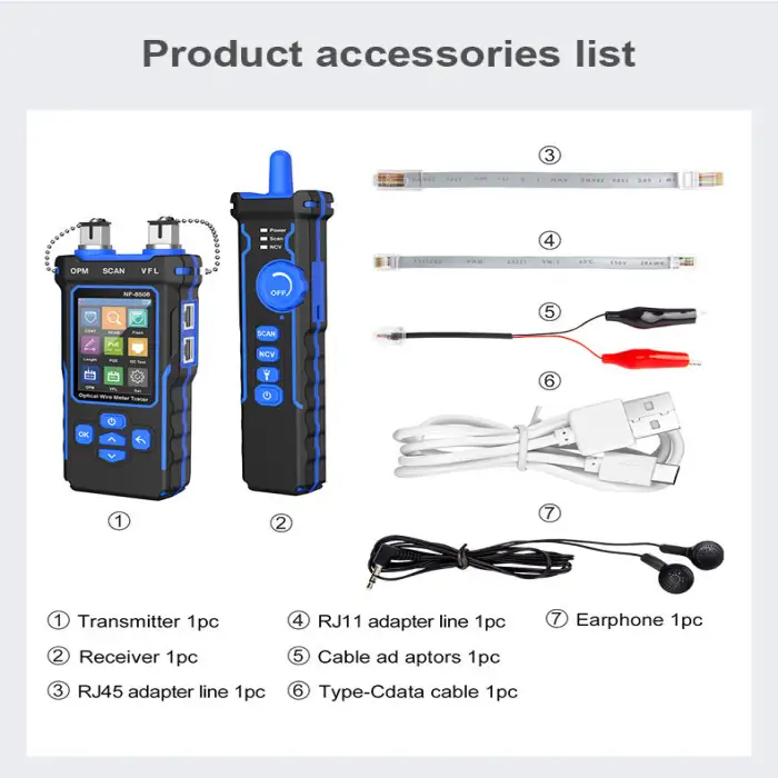 Optical Wire Meter Tracer Noyafa Nf-8508 Network Cable Tester Line Finder