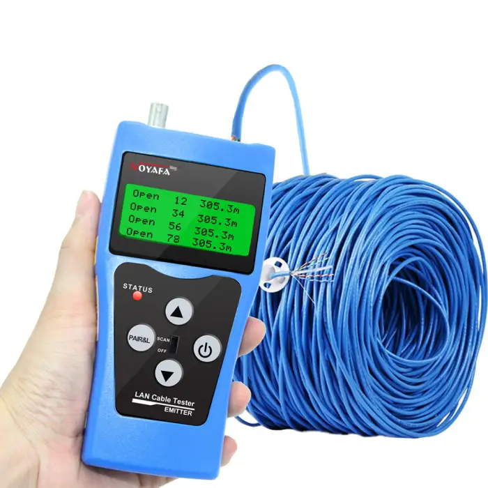 LAN Cable Tester Network Cable Tracer Length Continuity Tester Wire Fault Locator