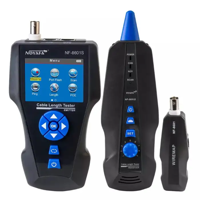 RJ11 RJ45 BNC NF-8601S LAN Network Cable Tester Fiber Optic Data Cable Tester