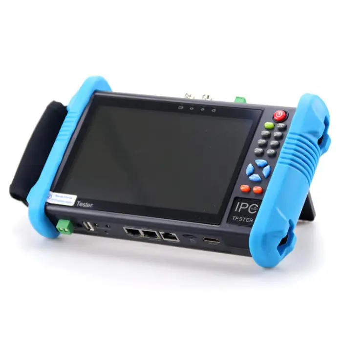 All in One Full hd Ip Tester CCTV Camera Cable with 7 Inch 6 in 1 IPS Touch Monitor Screen 4K IPC Camera CCTV Tester