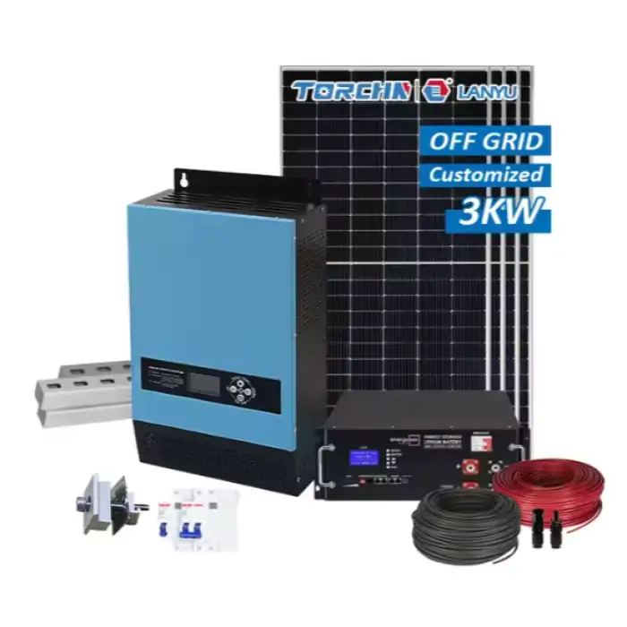 Hybrid Solar System 5000W 6KW 8KW 10KW Complete Home Solar System Kit with CE Certification Hybrid Solar System