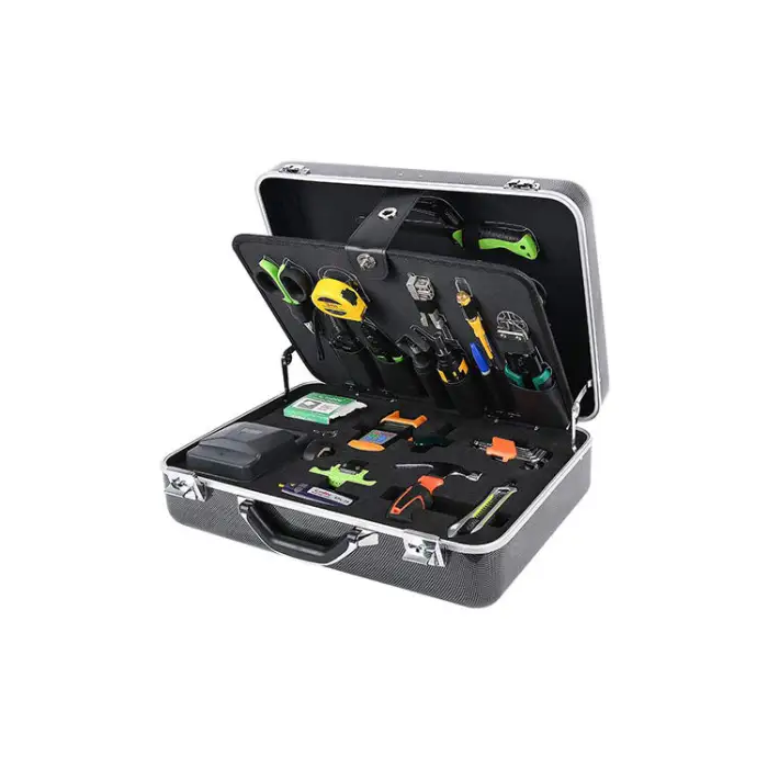 TFS-40D 24 tools in 1 tool kit Optical fiber fusion splicing Tool kit for network termination work and maintenance