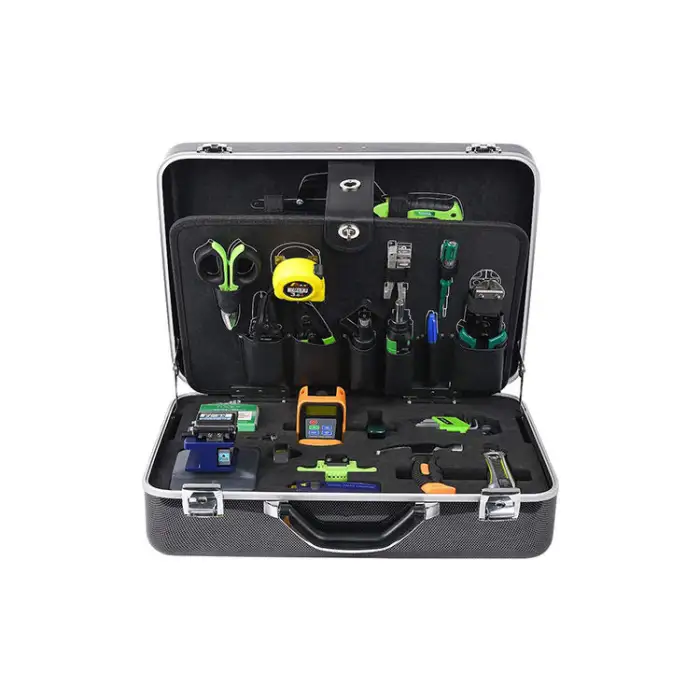 TFS-40D 24 tools in 1 tool kit Optical fiber fusion splicing Tool kit for network termination work and maintenance