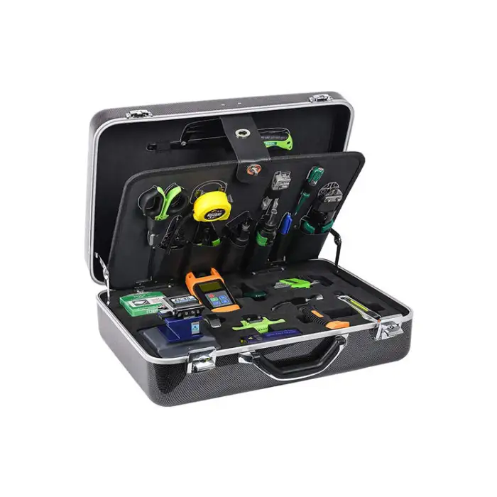 TFS-40D 24 tools in 1 tool kit Optical fiber fusion splicing Tool kit for network termination work and maintenance