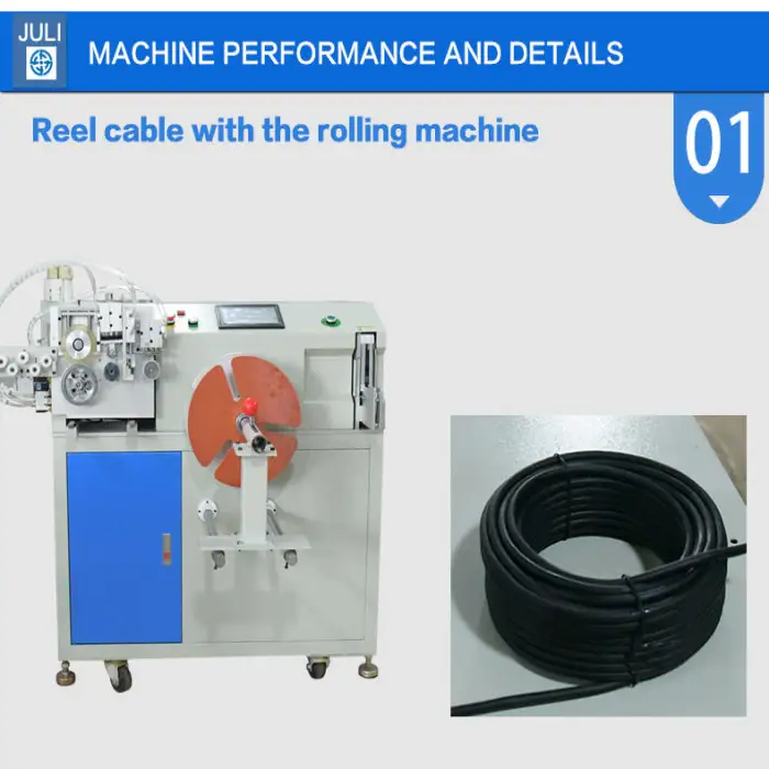 Automatic Network Cable Crimping Tool Telephone Line PC Head Forming Machine Rj45 Lan Cable Connector Crimping Machine