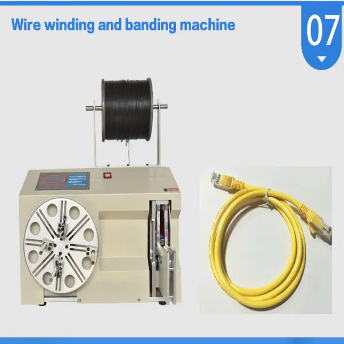 Automatic Network Cable Crimping Tool Telephone Line PC Head Forming Machine Rj45 Lan Cable Connector Crimping Machine