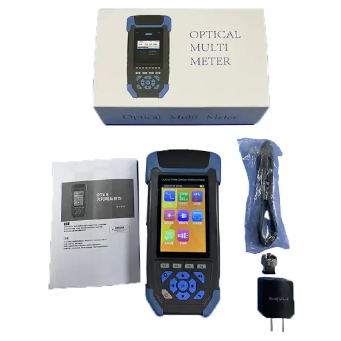 JW3302SJ Fiber Optic OTDR Tester 1310/1550nm 9 IN 1 High Precision Testing Analysis OPM VFL Test Tool