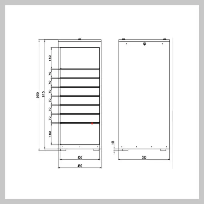 Network Tool Trolley with RFID Tag Reader Asset Management Cabinet Tool Box Securite IOT Administrate Indentify Demo Tool Locker