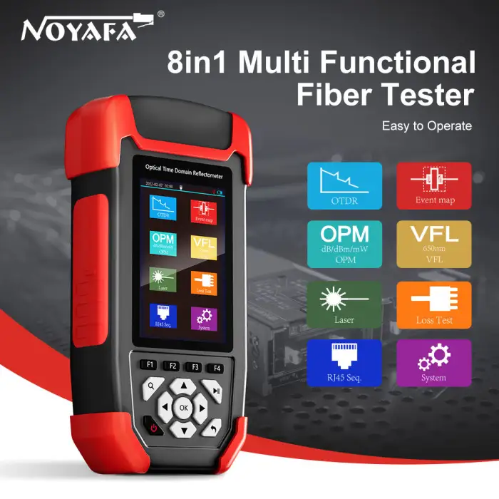 NOYAFA NF-981 OTDR 8 in 1 Network Maintenance Tool Optical Time Domain Reflectometer Smart OTDR for Fiber Optics