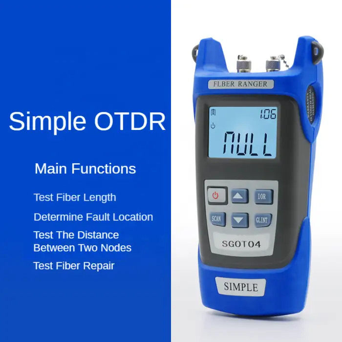 FTTX Solutions GUANGYAN SGOT04 Mini otdr fiber optic VFL High-precision Handheld optical time domain reflectometer otdr