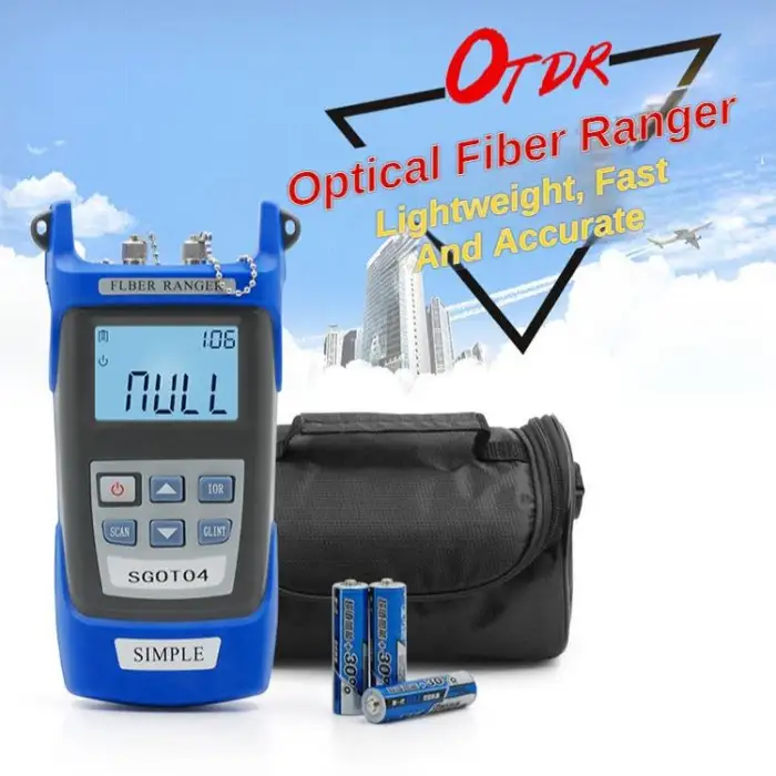 FTTX Solutions GUANGYAN SGOT04 Mini otdr fiber optic VFL High-precision Handheld optical time domain reflectometer otdr