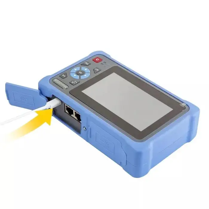 MINI OTDR NK4000D 1310/1550nm 26/24dB Fiber Optic Reflectometer Touch Screen VFL OLS OPM Event Map Ethernet Cable Tester