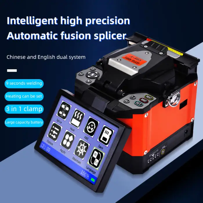 COMPTYCO A-80s Fiber Fusion Splicer with OPM VFL 3 in 1 Splicing Machine