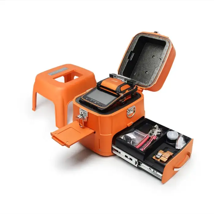 Ai-9 Fiber Optical Splicing Machine For Ftth Network Ai-9 Optical Fiber Fusion Splicer Tool Kit