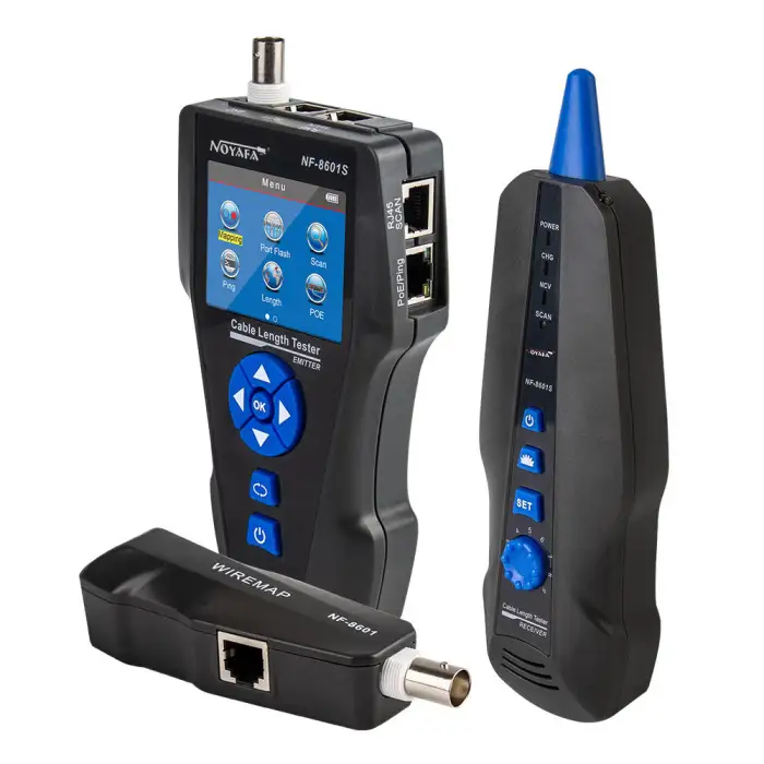 NF-8601S Network Cable Tester Fiber Optic Ethernet LAN Cable test