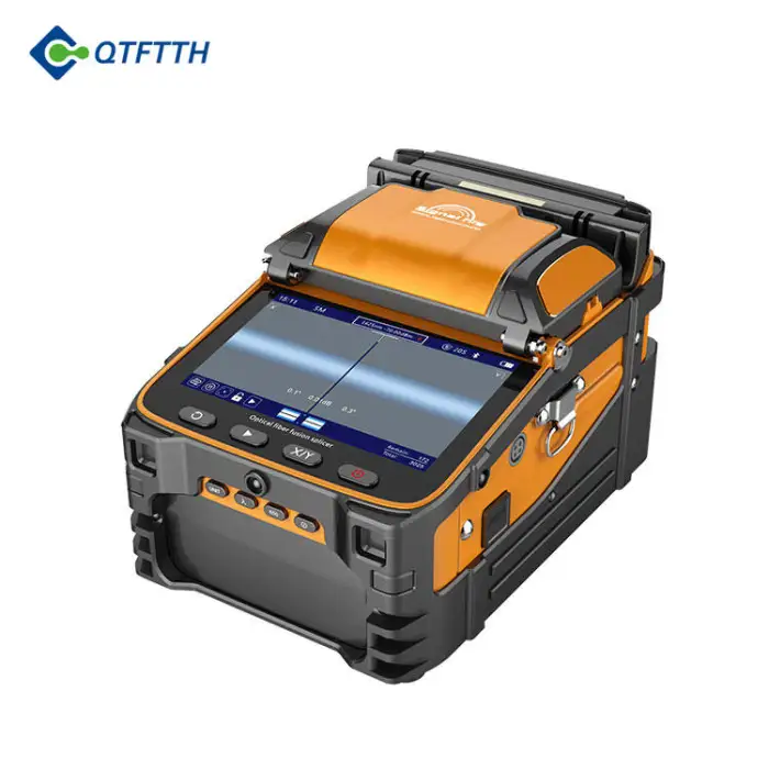 Ftth Fiber Optic Splicing Machine, Optical Fiber Fusion Splicer AI-9 with built-in power meter and VFL