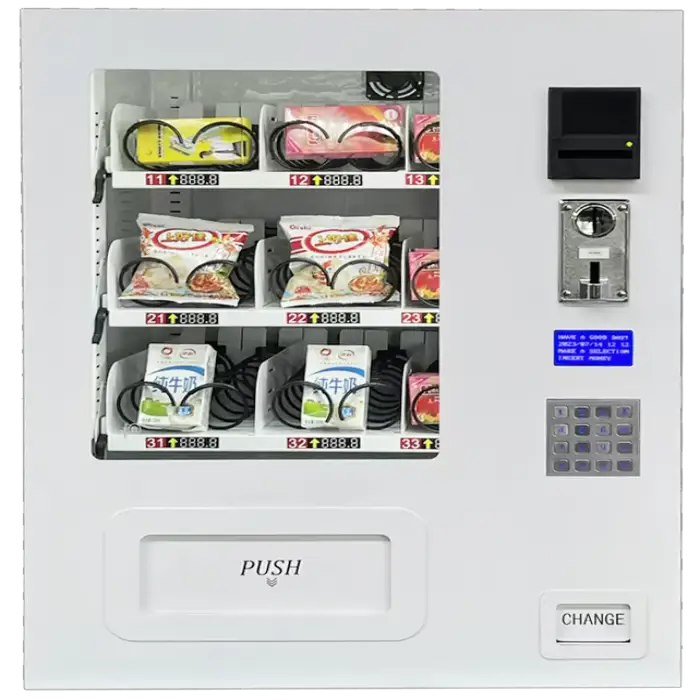 Small Capacity Drinks and Snacks Condoms Combo Mini Desktop Vending Machine